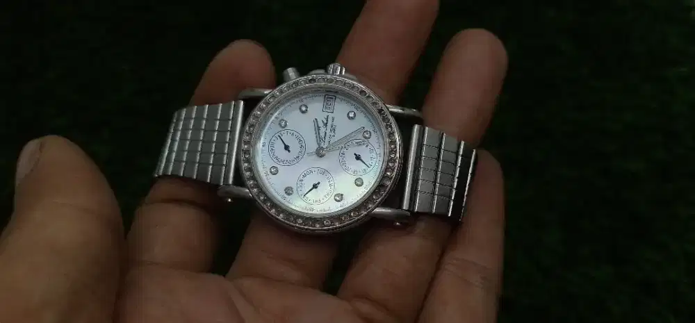 Jam tangan wanita louis arden multicalendar