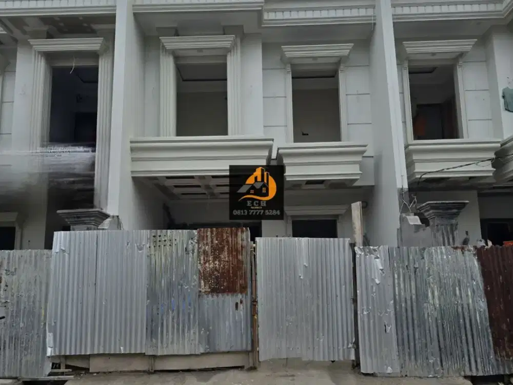 Th01.Rumah Baru Design Classic Jalan Lebar Di Cempaka Putih Jakarta Pusat
