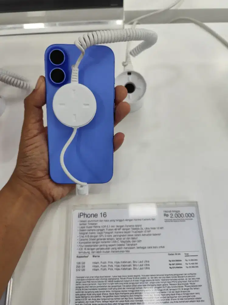 Iphone 16 baru segel garansi ibox bisa kredit
