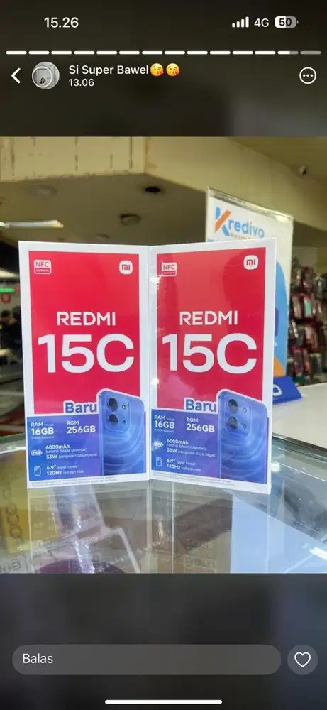 redmi 15c 8/256 garansi resmi