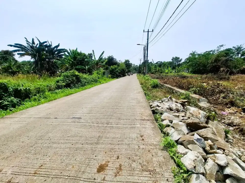 Tanah kavling Cisauk, lokasi emas dengan harga 1jtan/m2