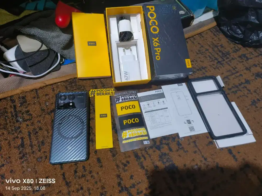 Poco X6 Pro 5G 12/512 Mulus Normal Fullset Original Bisa TT