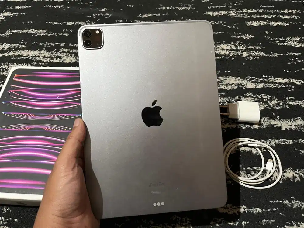 iPad Pro M2 256Gb Space Grey Ex iBox Fullset Original Nominus Bandung