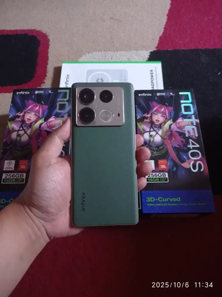 BISMILLAH INFINIX NOTE 40S RAM 8/256 FULSET NOMINES