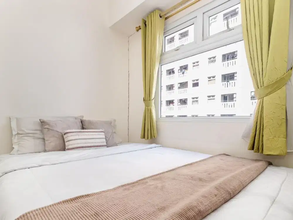 2 BR Apartemen Green Pramuka City – Siap Huni, Full Furnished, Lokasi Premium!
