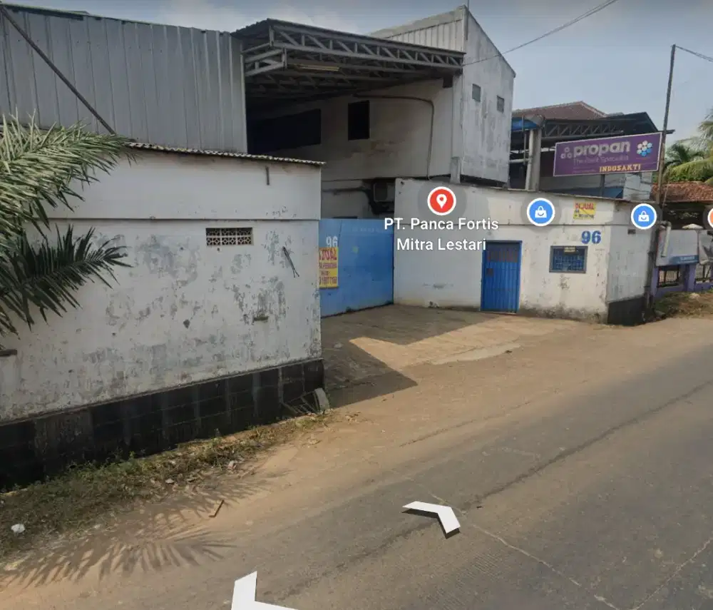 Jual ex pabrik 4300m² dijalan besar cibitung
