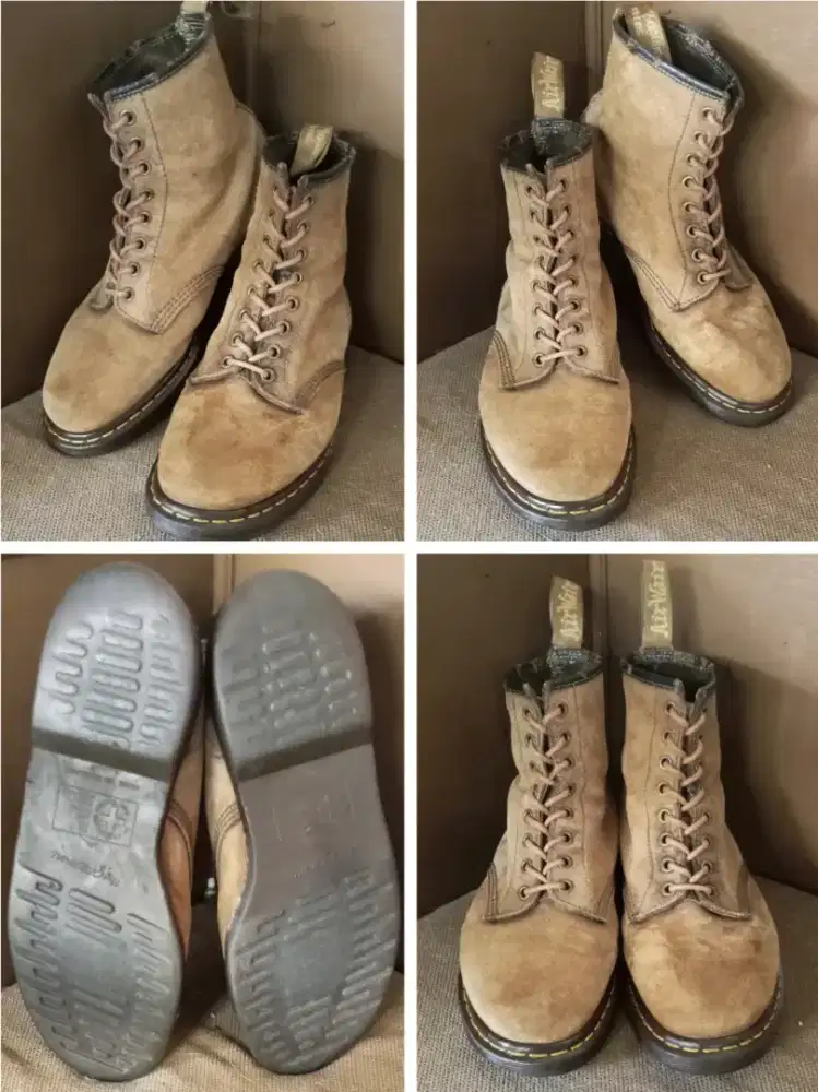 Sepatu boots Dr.Martens 1460 MIE Vintage brown 8UK/42EUR