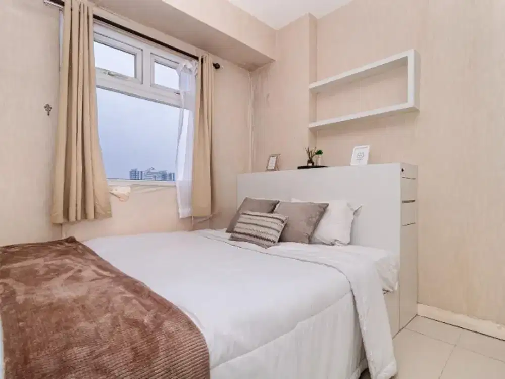 2 BR Apartemen Green Pramuka City – Siap Huni, Full Furnished, Lokasi Premium!