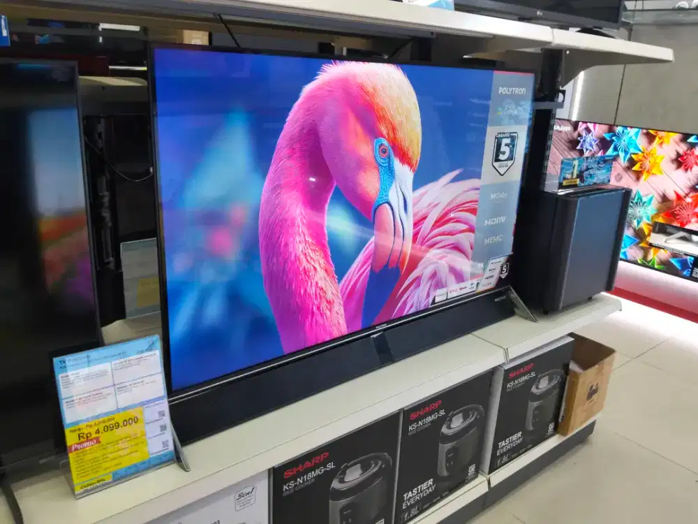 POLYTRON 43 BUG INCH 4K UHD WITH SUBWOOFER & SOUNDBAR