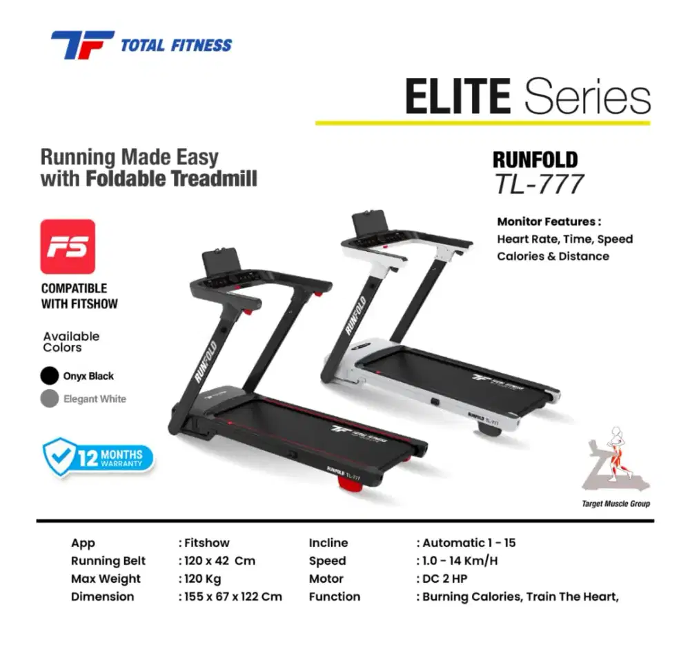 Treadmill elektrik tl777