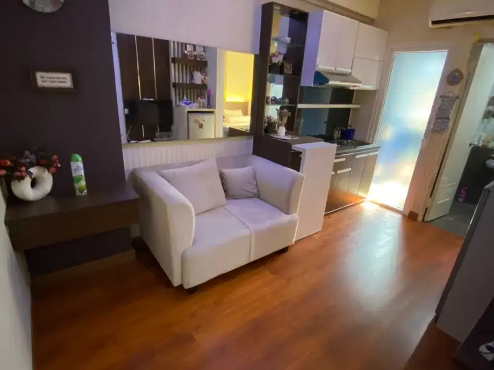 UNIT APARTEMEN GREEN PRAMUKA 2 KAMAR TOWER CHRYSANT LANTAI DUA INCLUDE MAINTANCE KOTA JAKARTA PUSAT