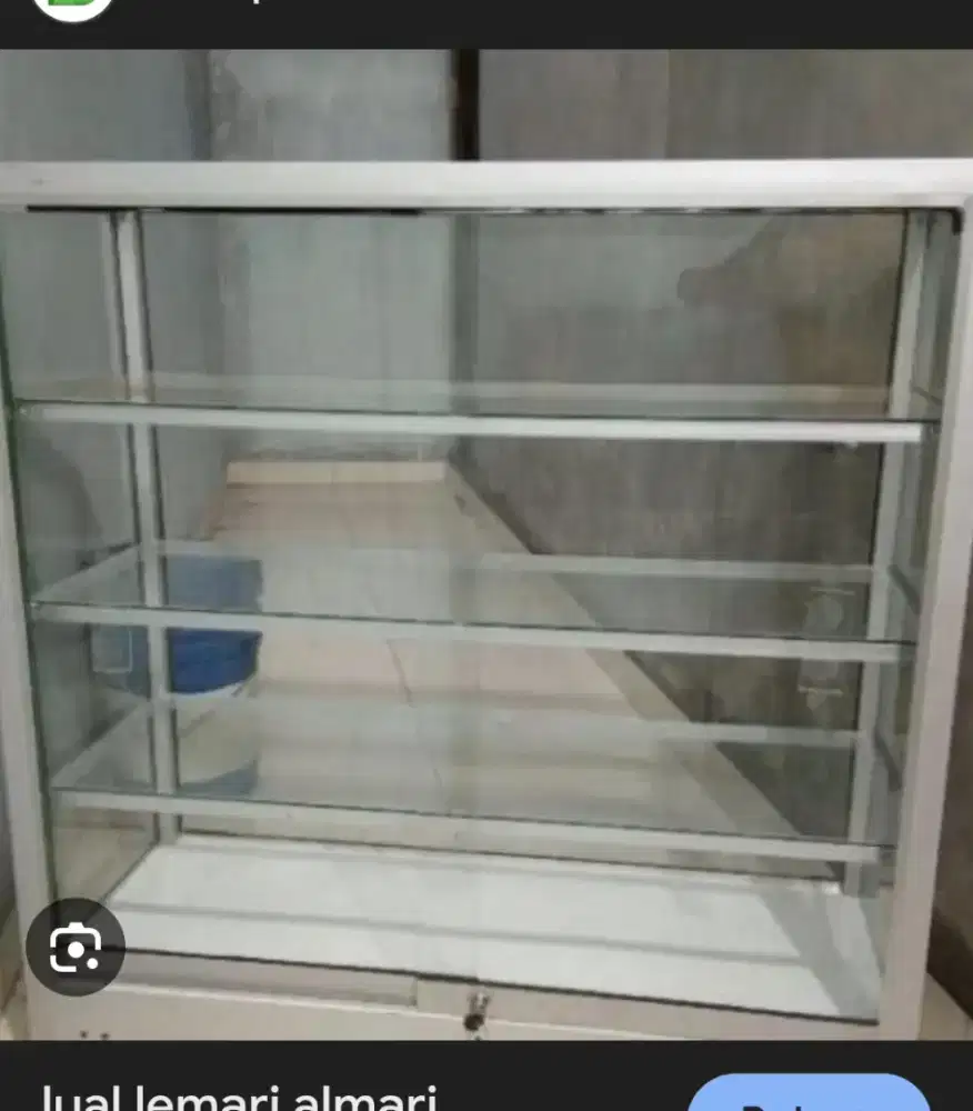 Jual cepat etalase rak 4