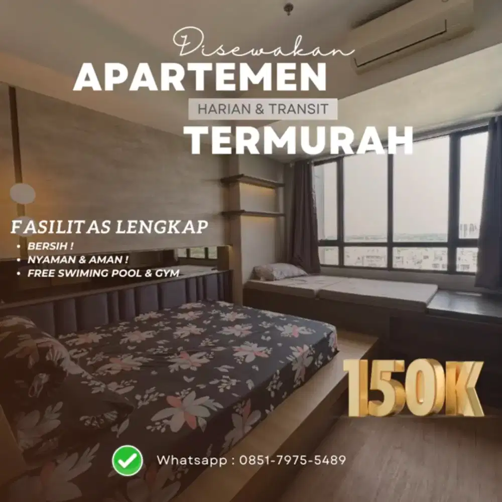 SEWA APARTEMEN TANGERANG BINTARO ICON HARIAN/TRANSIT TERMURAH
