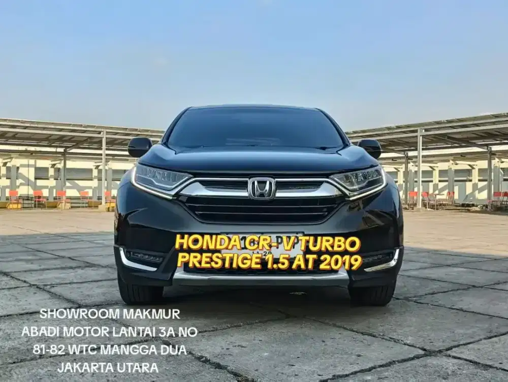 HONDA CRV TURBO PRESTIGE 1.5 AT 2019/KM62RB/PJK 12-2025