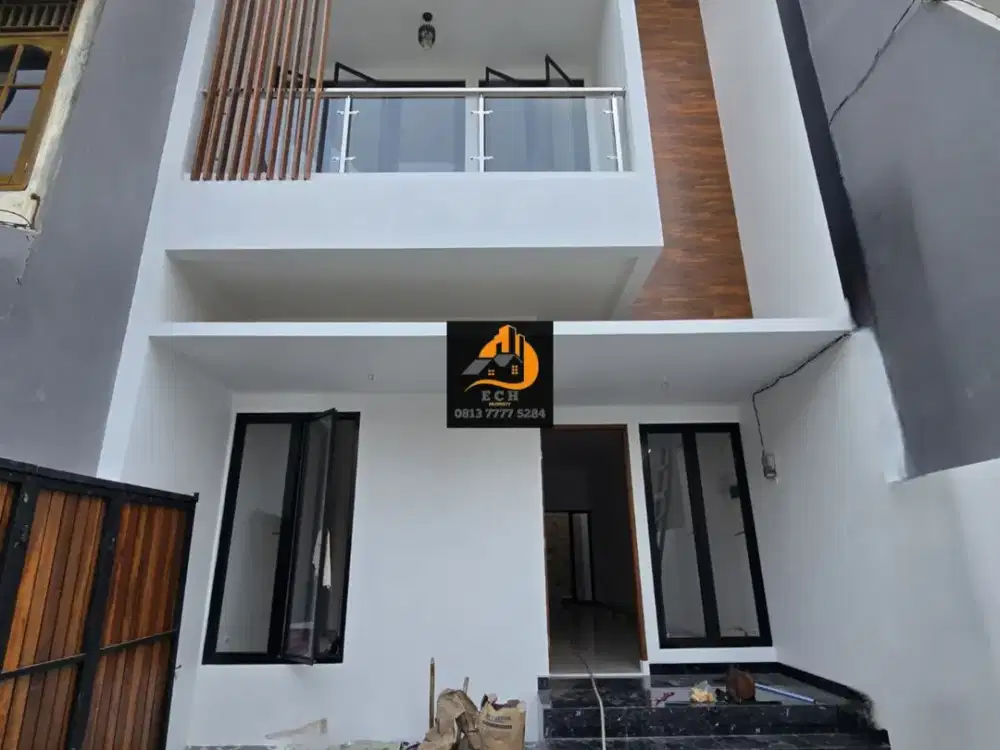 Th4.Rumah Modern Minimalis Dalam Komplek Kav DKI Pondok Kelapa Duren Sawit Jakarta Timur