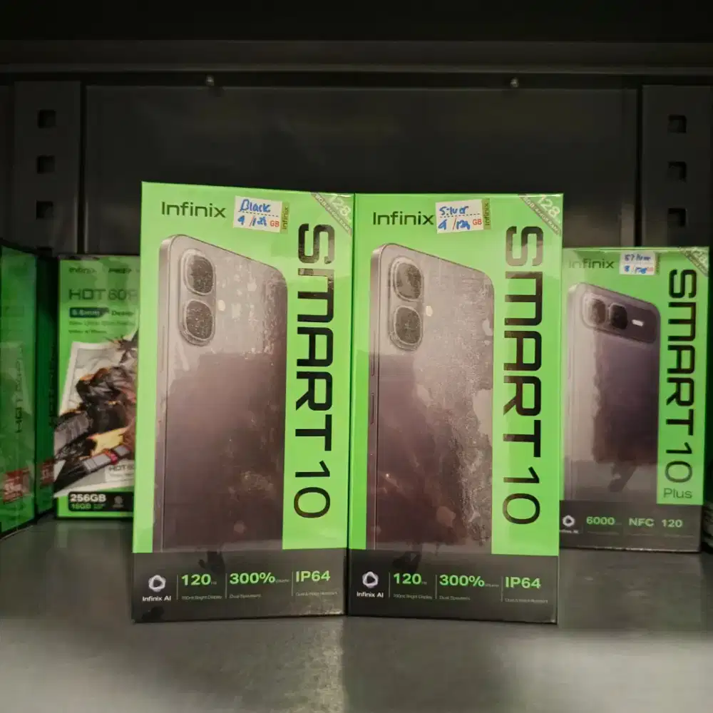Infinix Smart 10 Ram 4+4/64 Promo New Segel