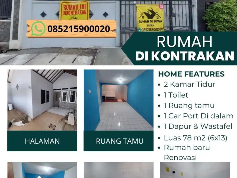 RUMAH DI SEWAKAN MURAH TAMAN CIBODAS