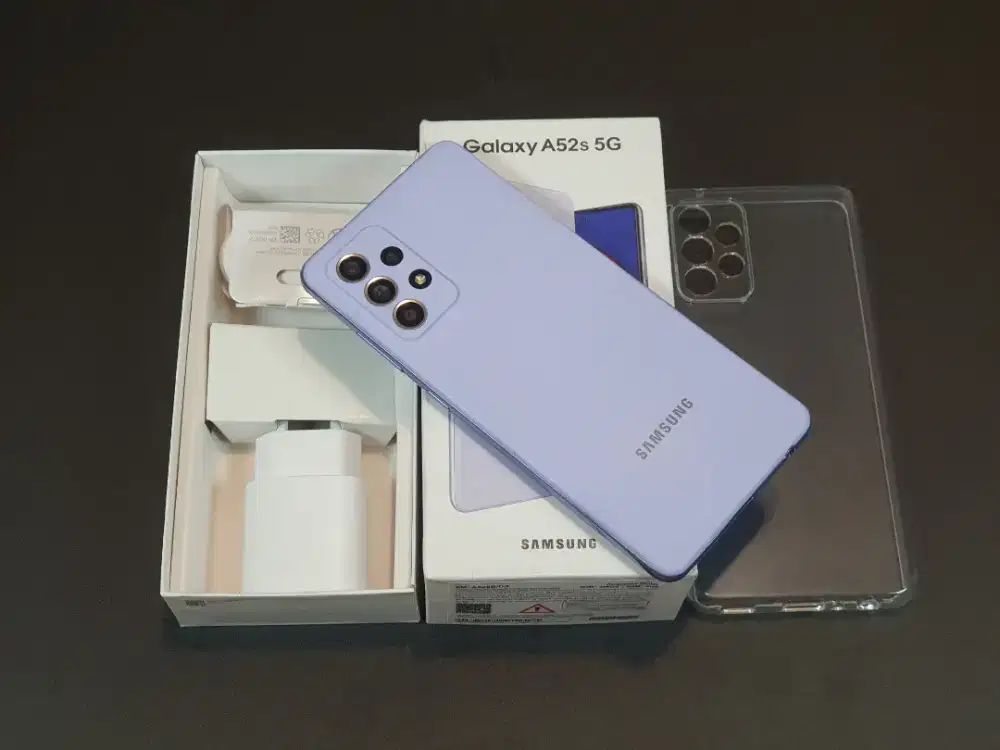 Samsung Galaxy A52s 5G NFC 256GB mulus fullset Resmi SEIN