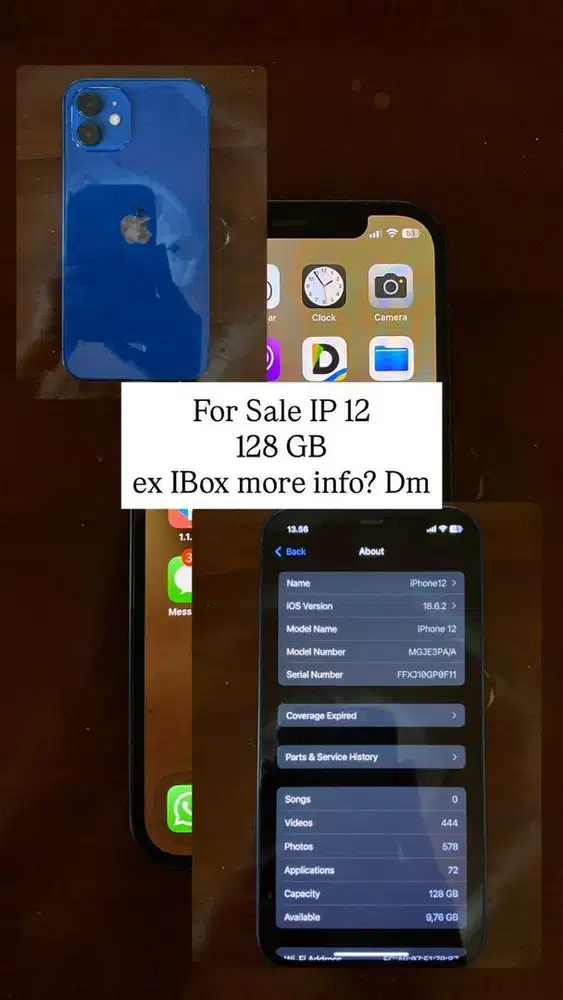 Iphone 12 128gb ex Ibox
