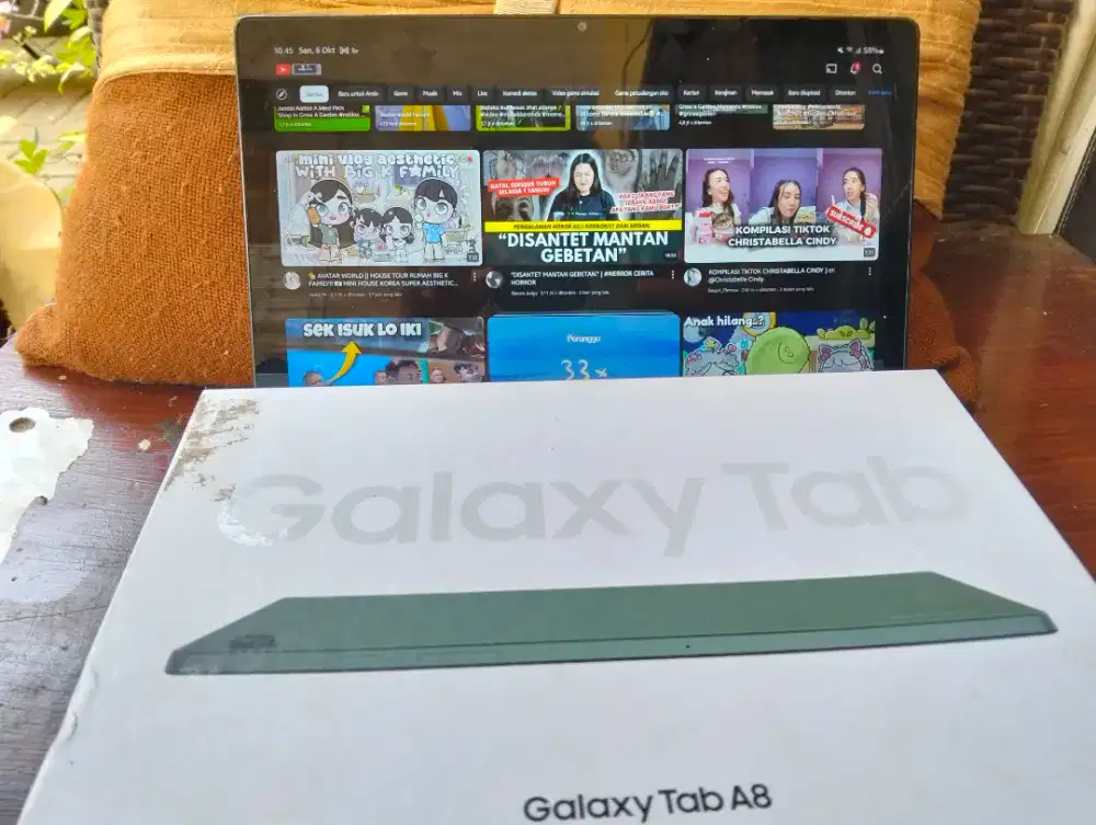 Samsung Tab A8 bisa diisi simcard
