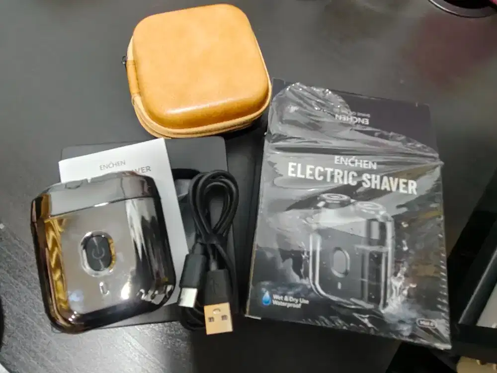 Portable Shaver Alat Cukur Jenggot Elektrik Waterproof merk Enchen New