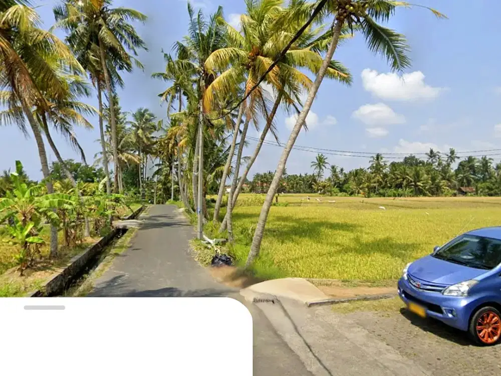 Tanah View Sawah di Kemenuh Sukawati Ubud