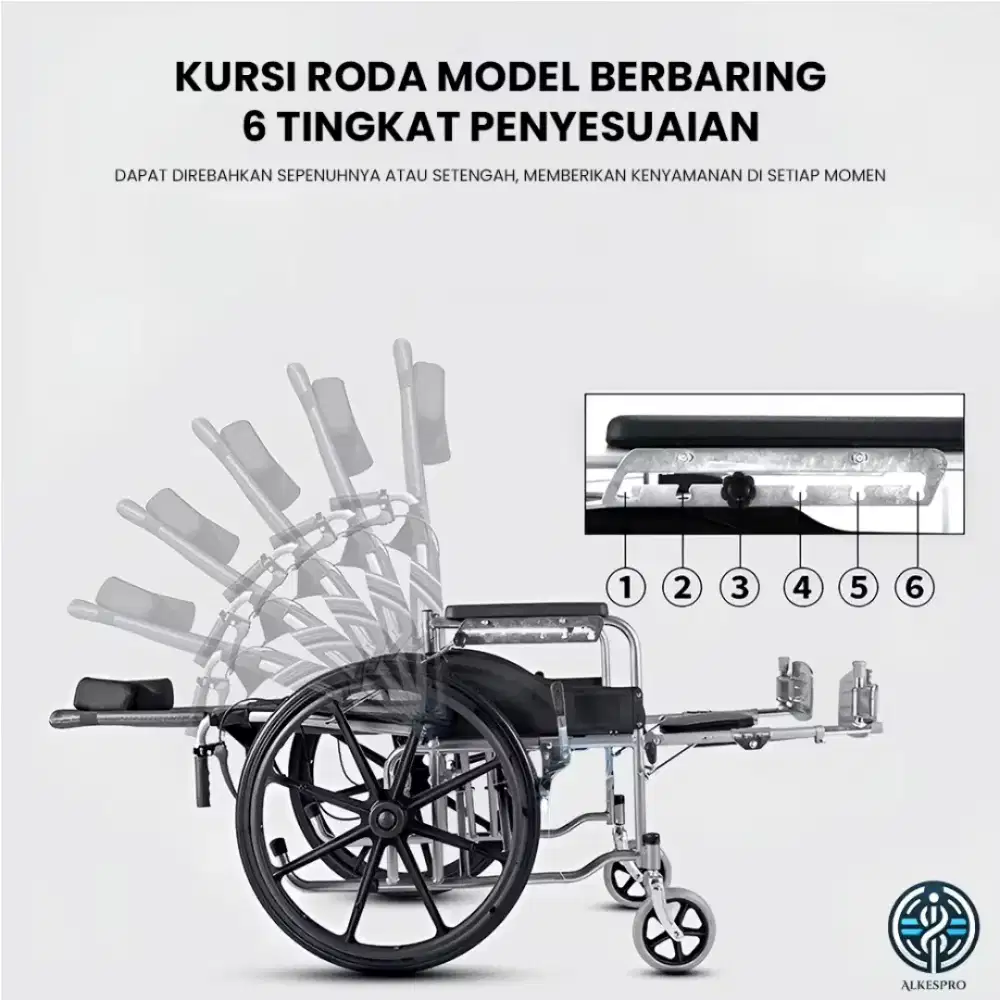 Dijual preloved kursi roda baru 3 bulan
