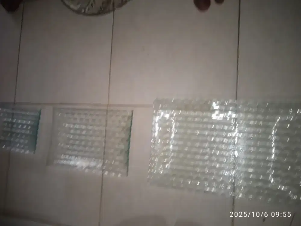 Piring crystal 1set
