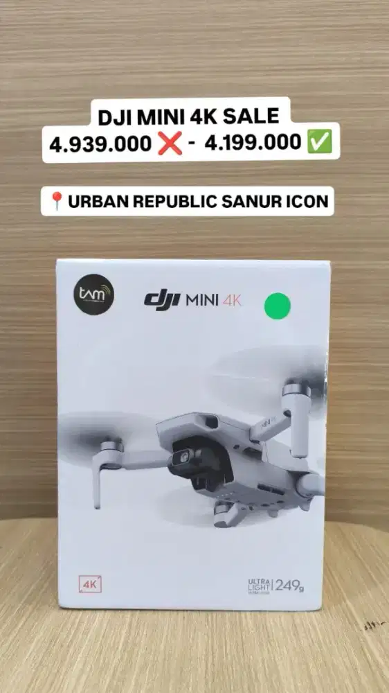 DJI MINI 4K, BISA KREDIT CUKUP DENGAN KTP SAJA