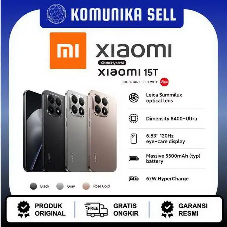 Xiaomi 15T - 12GB/512GB