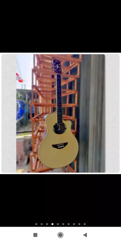 Dijual gitar akustik tanam besi kondisi baru