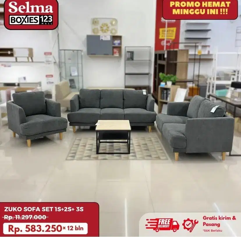 Zuko sofa set ruangan