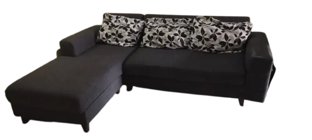 Sofa L Rangka Kayu Sofa L
