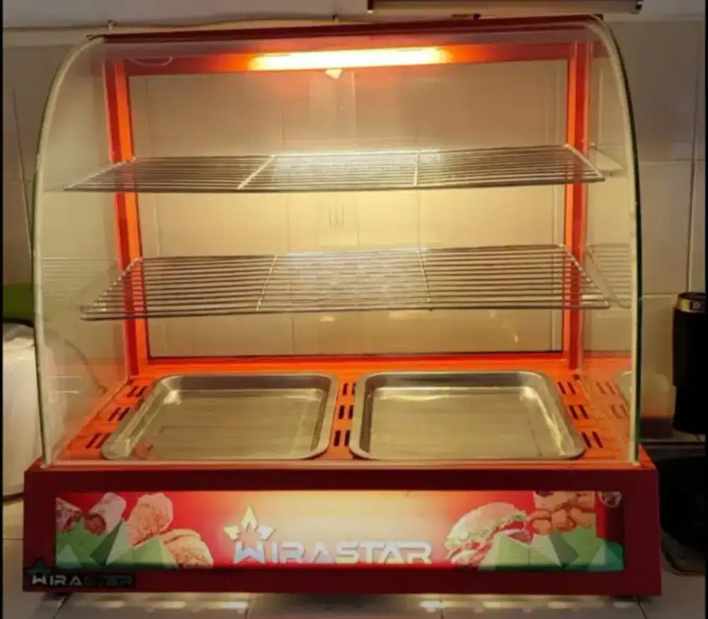 Dijual murah! Etalase Warmer cocok untuk jual ayam, Snack dll