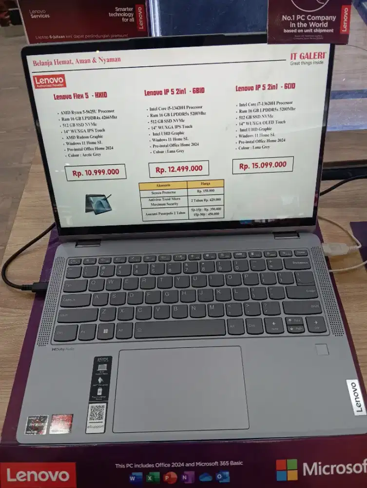 kredit laptop lenovo slim 3