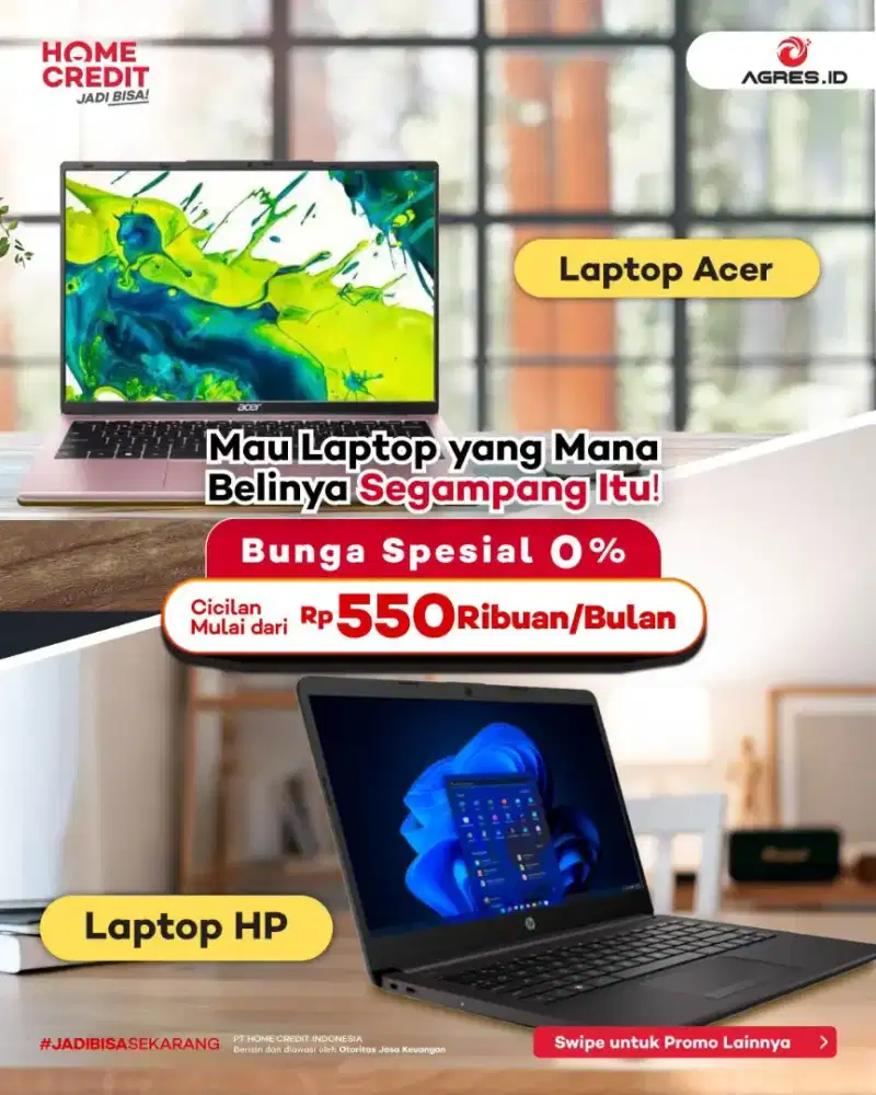 promo khusus laptop merk acer&hp