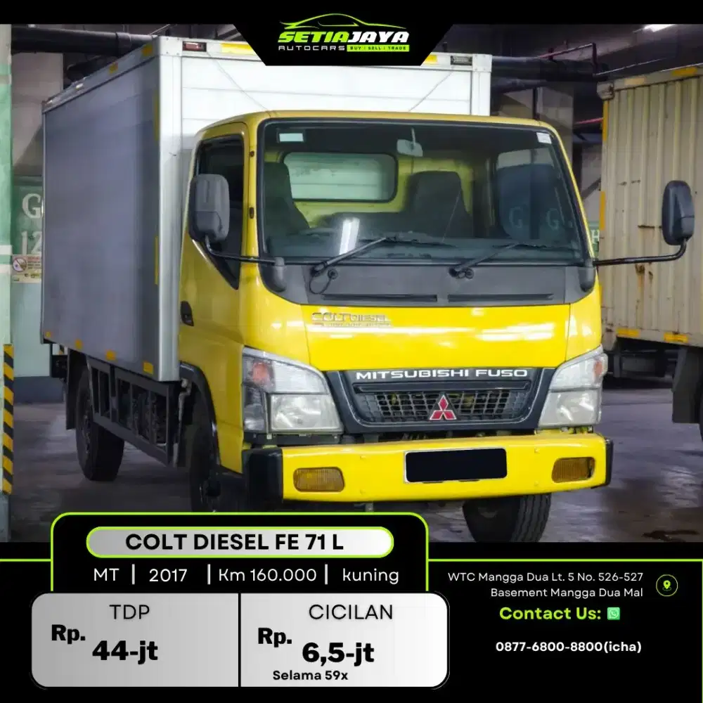Mitsubishi colt disel Fe 71 3900cc mt 2017