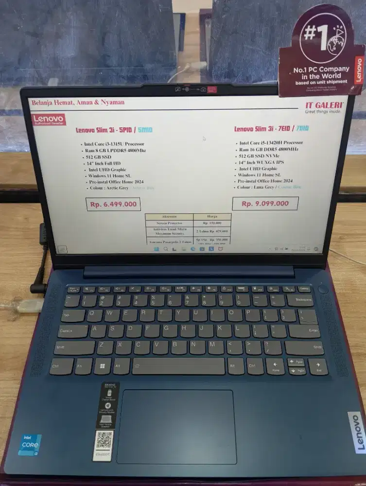 kredit laptop lenovo slim 3i