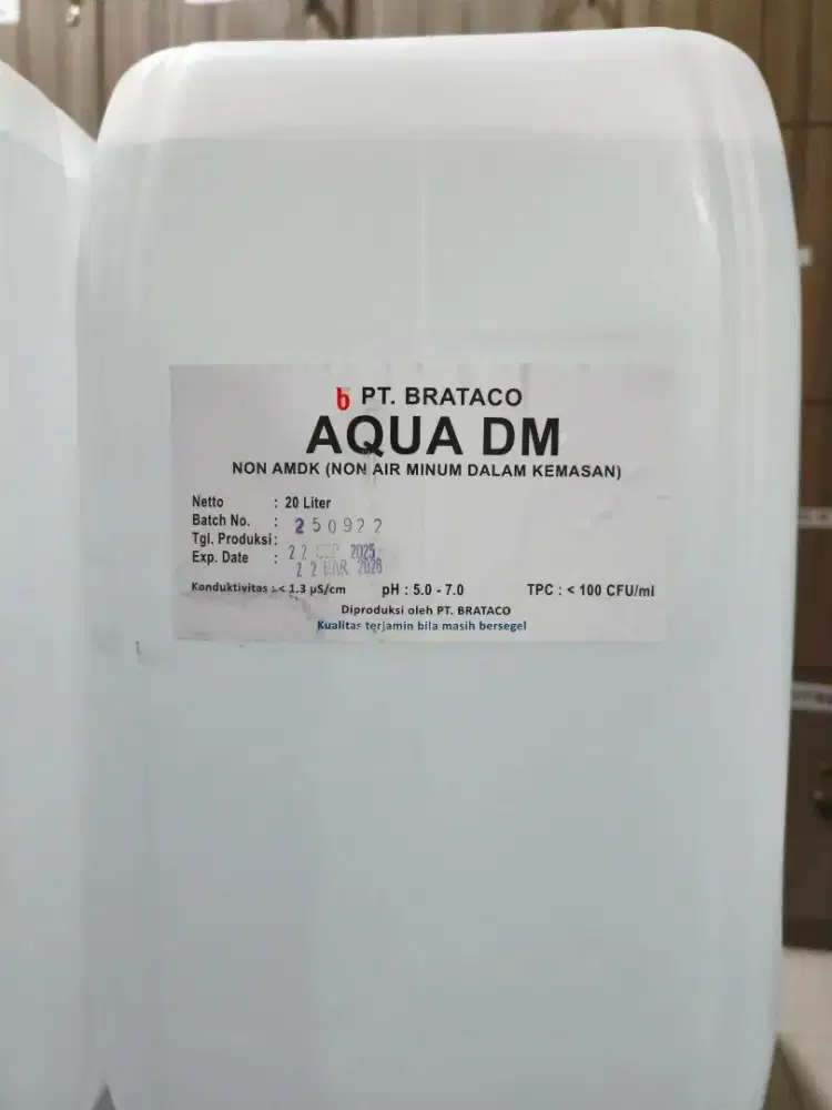 Jual jrigen kosong bekas aqua bides steril 20L