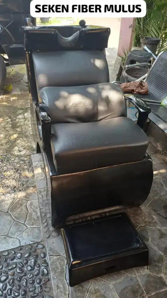 Keramas washbak fiber seken Mulus warna hitam