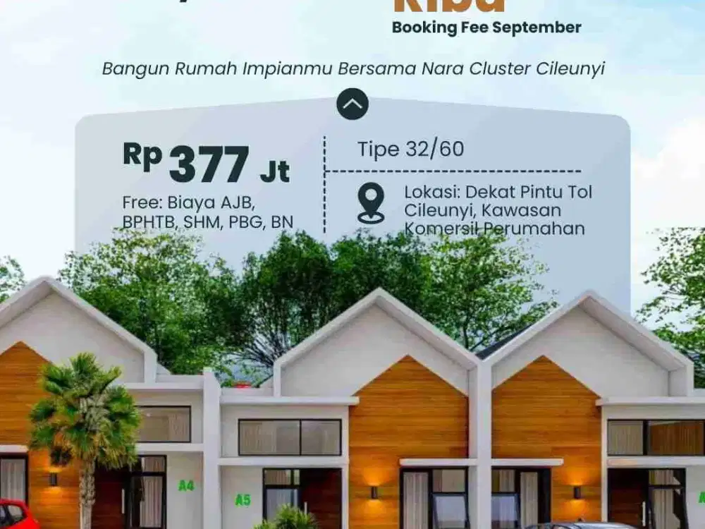 Rumah Inden Tipe 32/60 di Nara Cluster Cileunyi – Hunian Nyaman Harga Terjangkau!