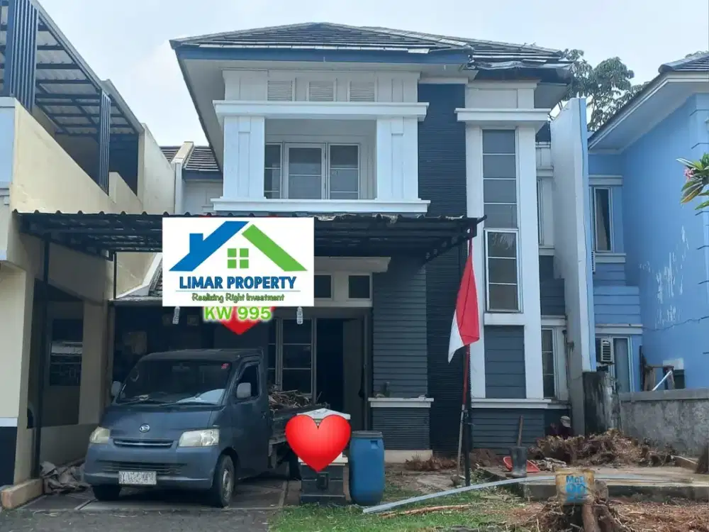 Rumah 2 Lantai Strategis Nego Sampai Deal di Kota Wisata Cibubur