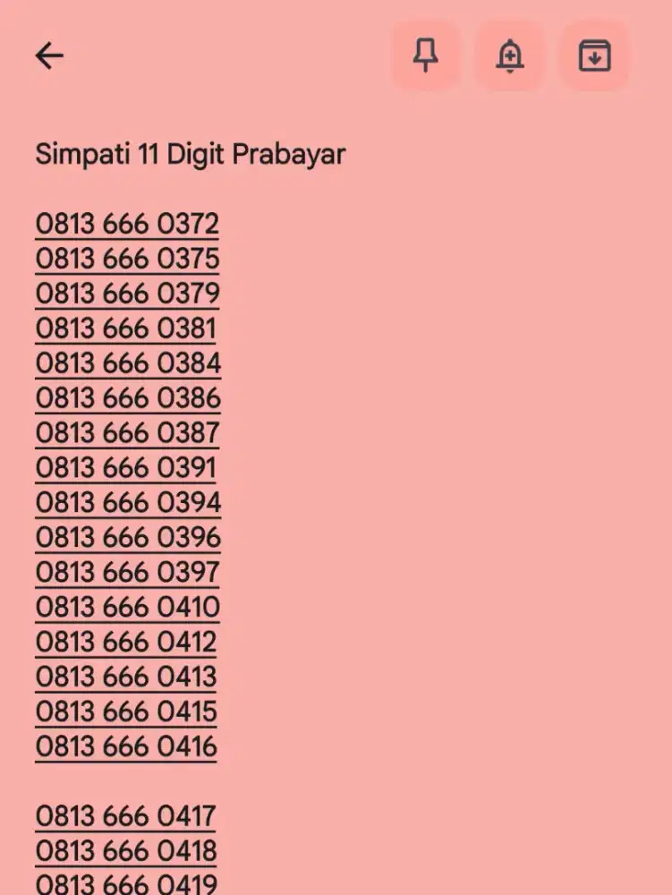 Kartu perdana simpati 11 digit prabayar (part 2)