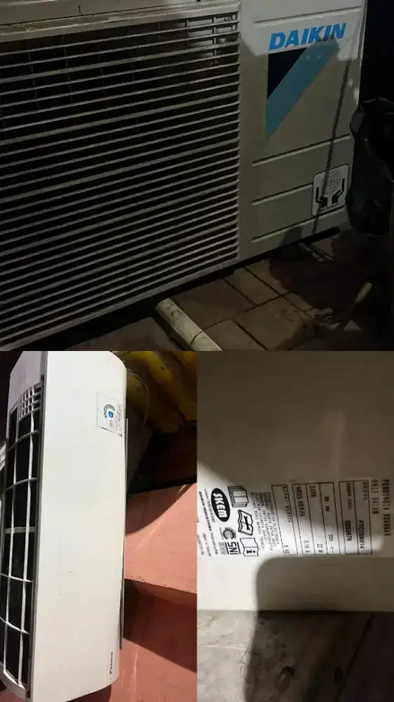 Ac daikin r410a 1/2pk+pasang garansi