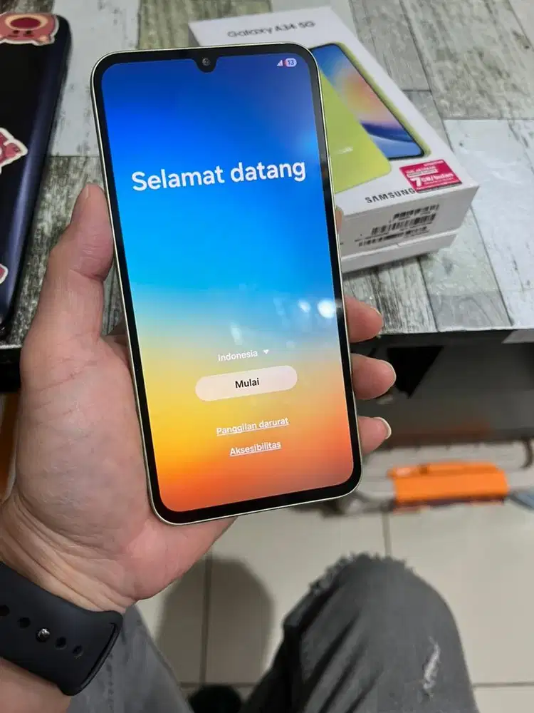 Samsung a34 8/256 5G resmi istimewah fullset original no kabel aja net
