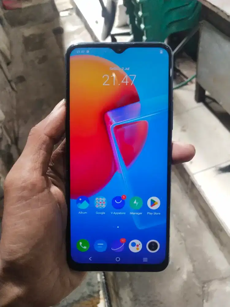 Vivo Y51'a 8/128 os'13 snapdragon662 body pemakaian