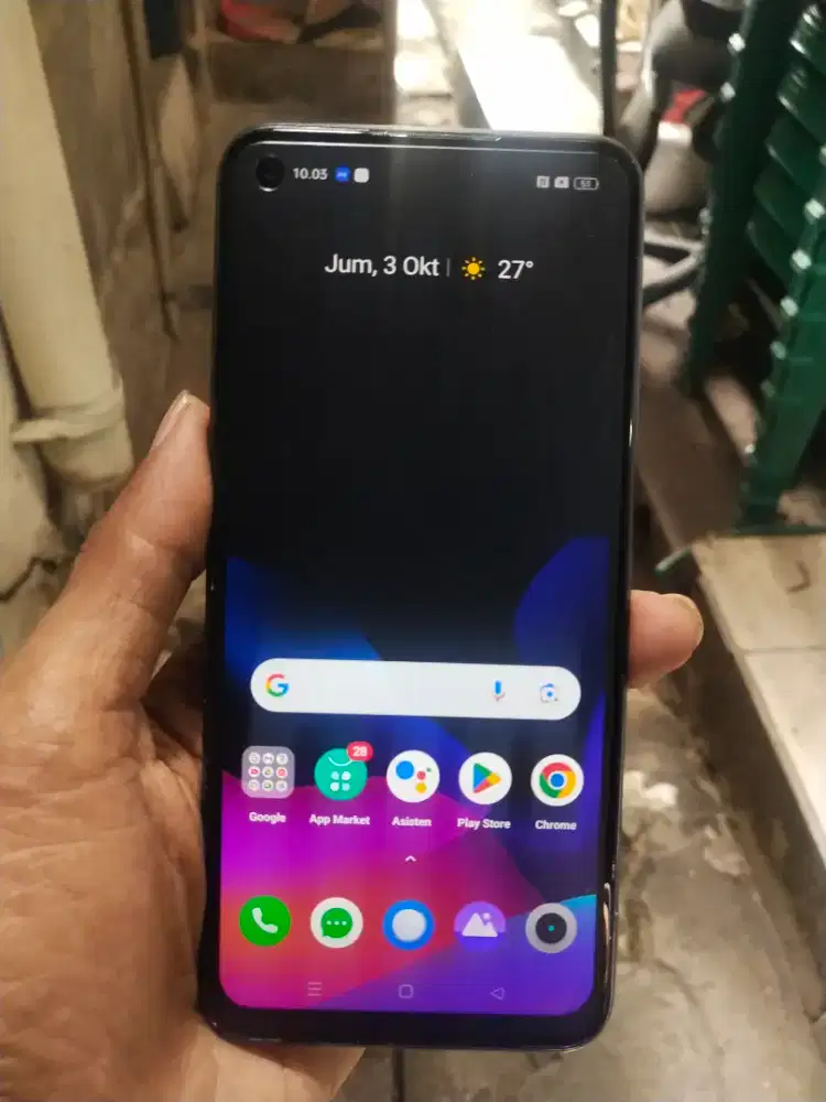 Realme 8 5G 8+4/128 support NFC os'13 body pemakaian