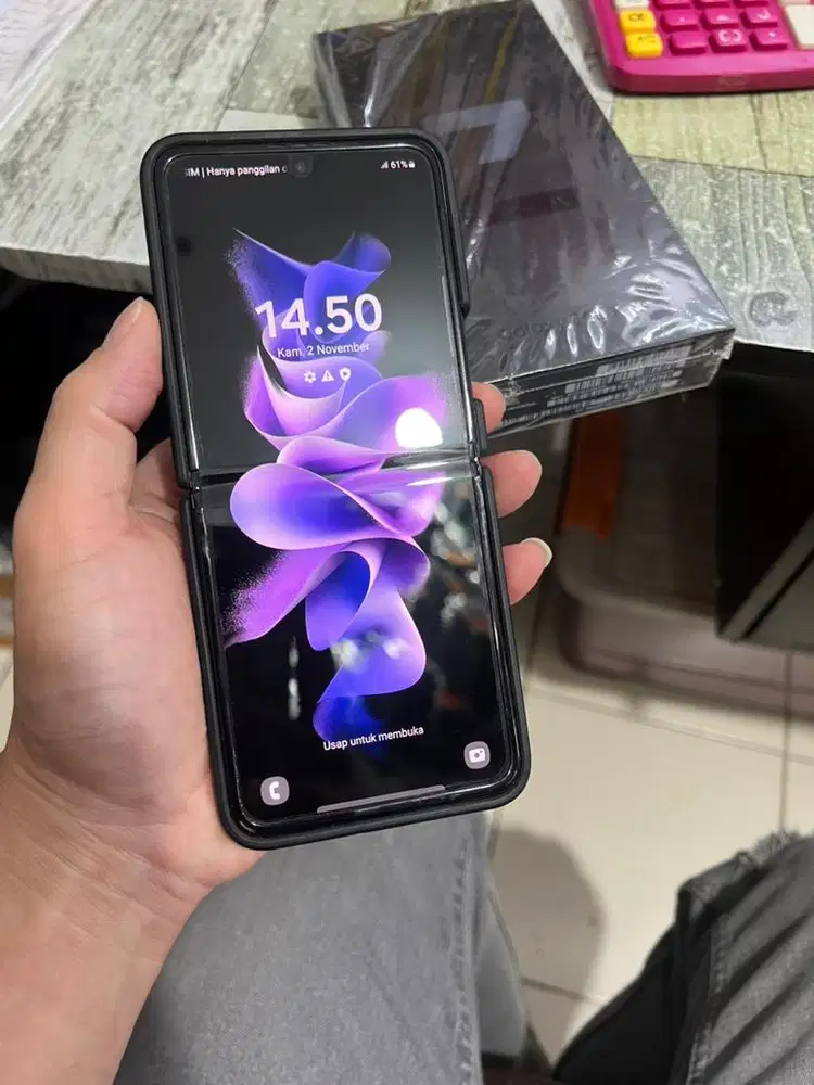 Samsung z flip 3 8/128 resmi istimewah fullset ori no kabel net aja