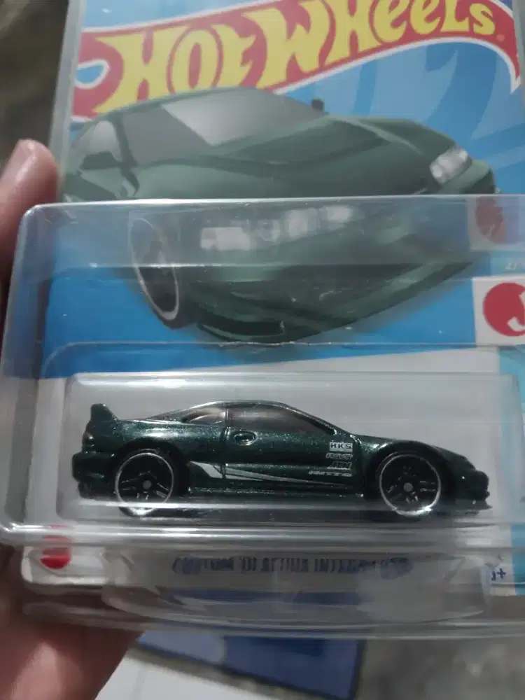 Hotwheels acura integra GSR dark green