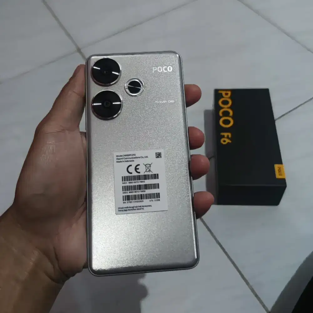 Poco F6 12/512GB Fullset Garansi Panjang